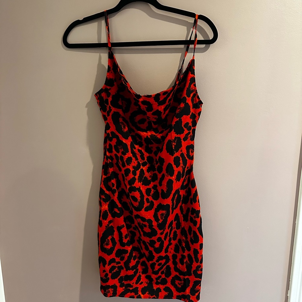 Sexy y2k cheetah dress